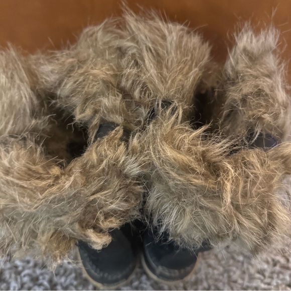 Sorel Joan of Arctic Boot Winter Snow suede & faux fur Women’s size 7.5 Black - Picture 13 of 13